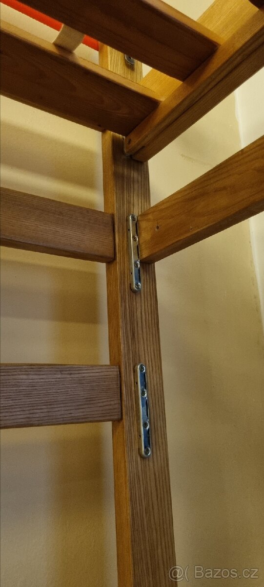 Patrová postel, masiv, 200x90 - 3