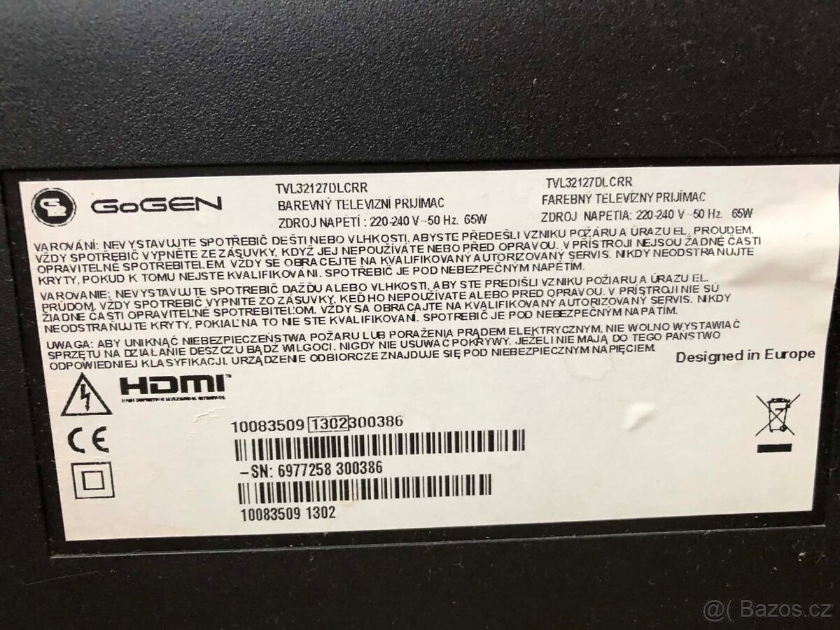 Televize gogen 32” 80cm - 3