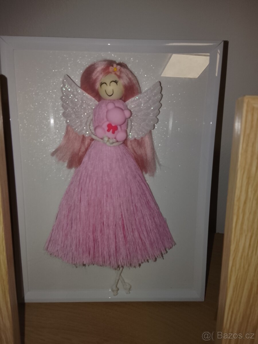 Anděl strážný/Velká andělka v rámečku - 3
