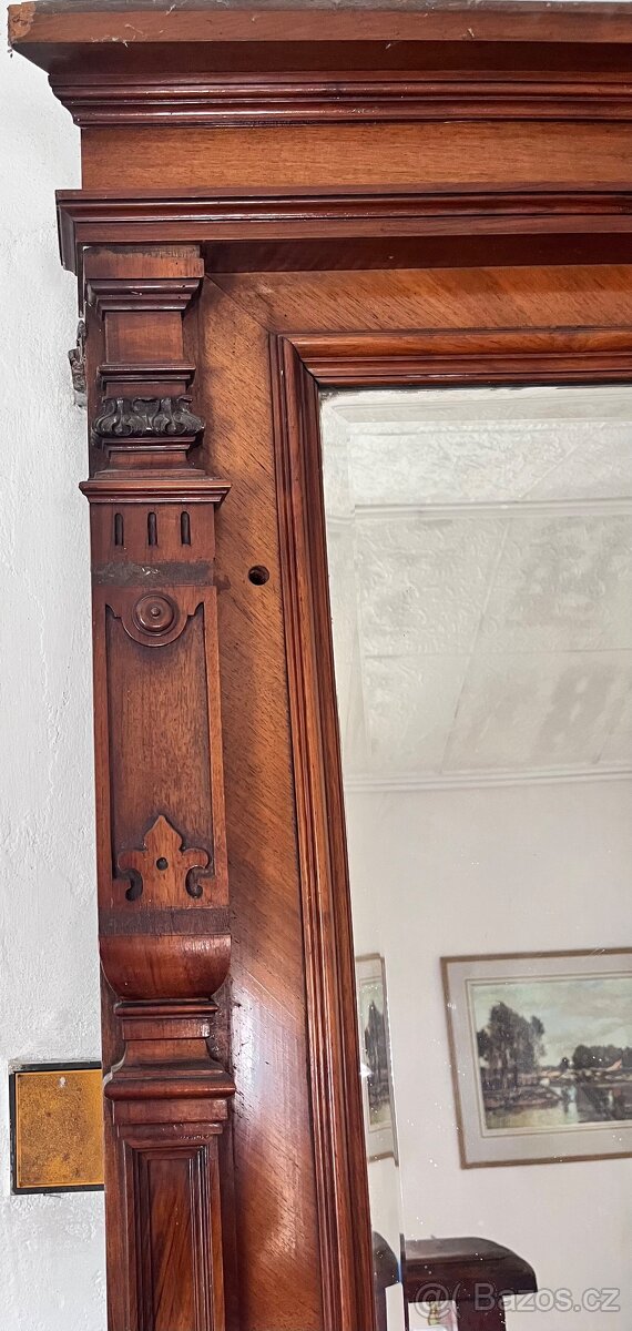 Starožitné zrcadlo k renovaci - 3