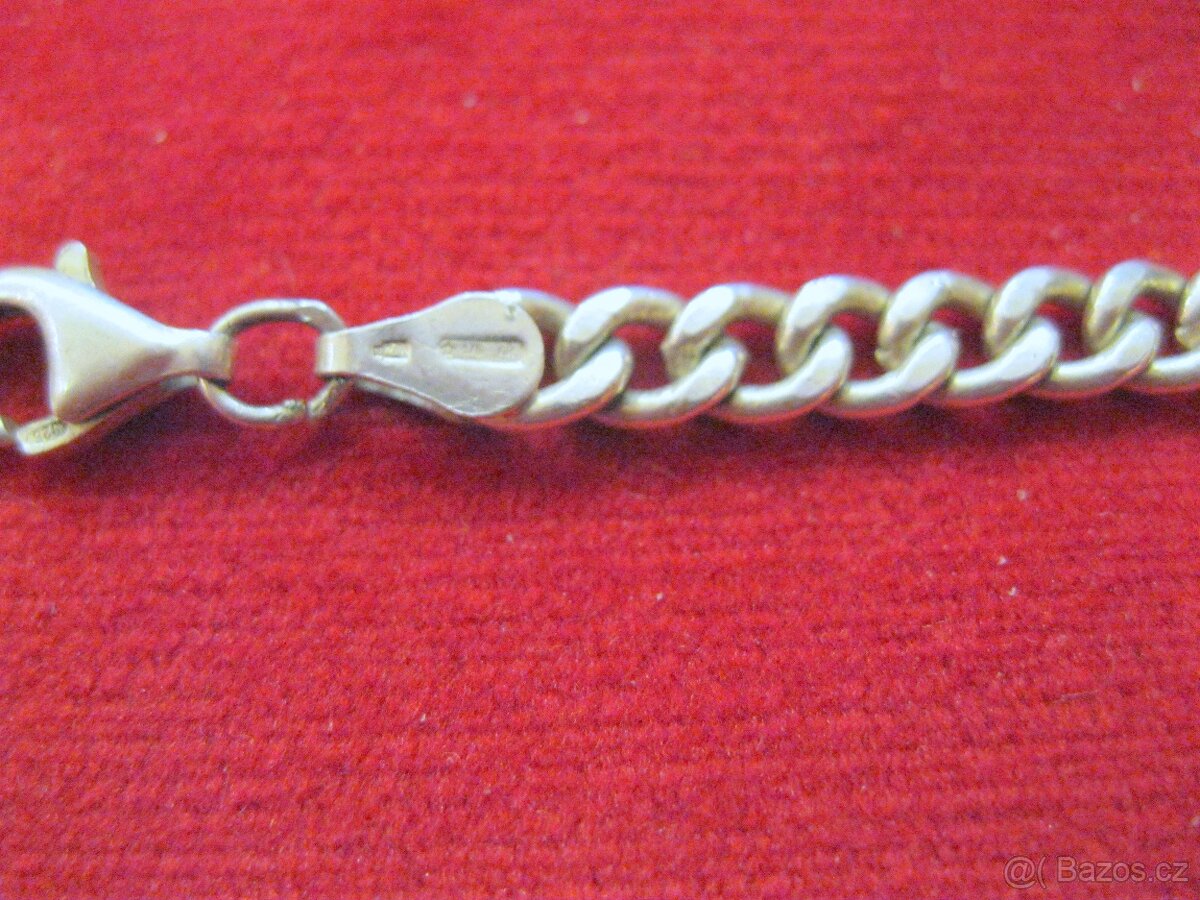 Stříbrný náramek - stříbro 925/1000 - 3