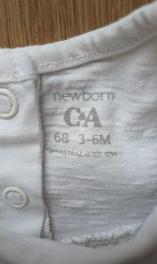 Set trička s výšivkou a šortek s madeirou, 3-6 měsíců - 3