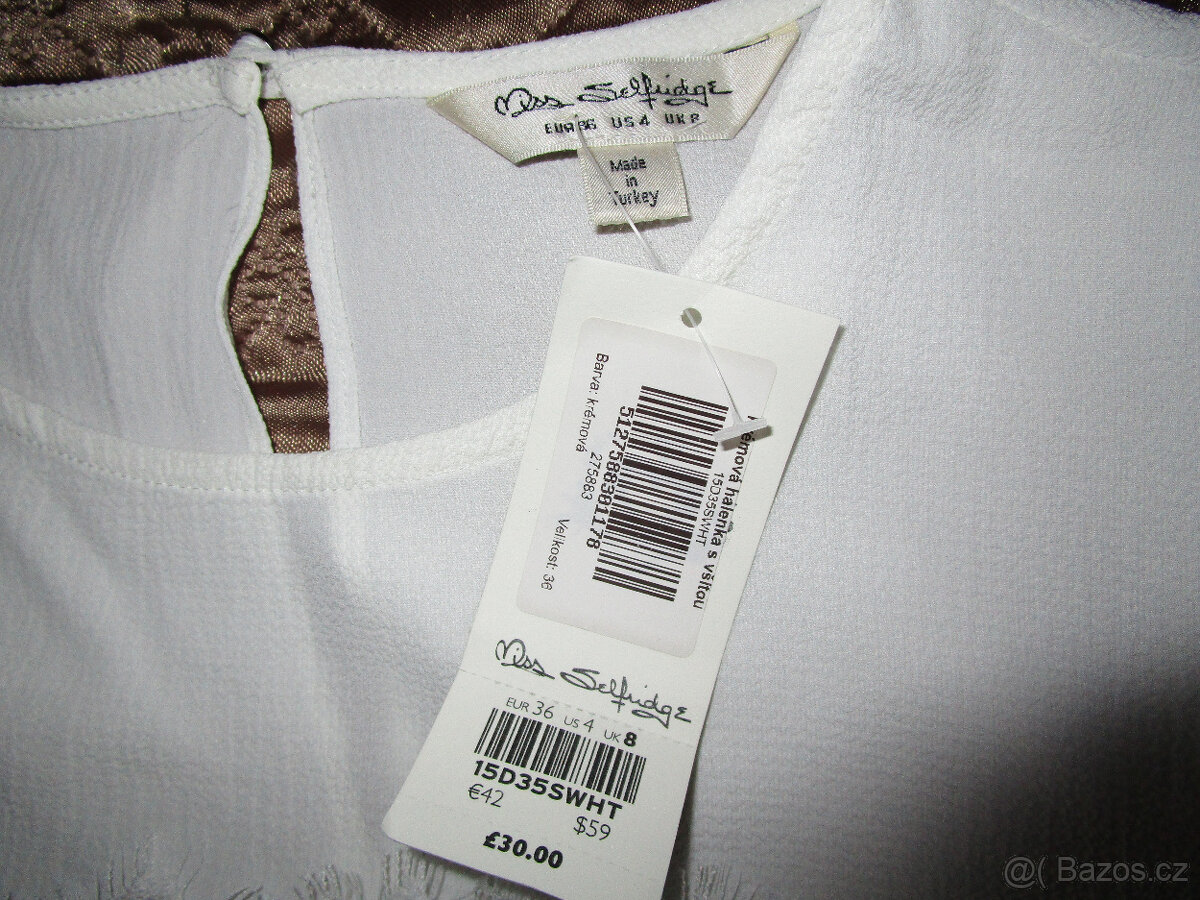 SLEVA Nová halenka Miss Selfridge vel. 36 - 3