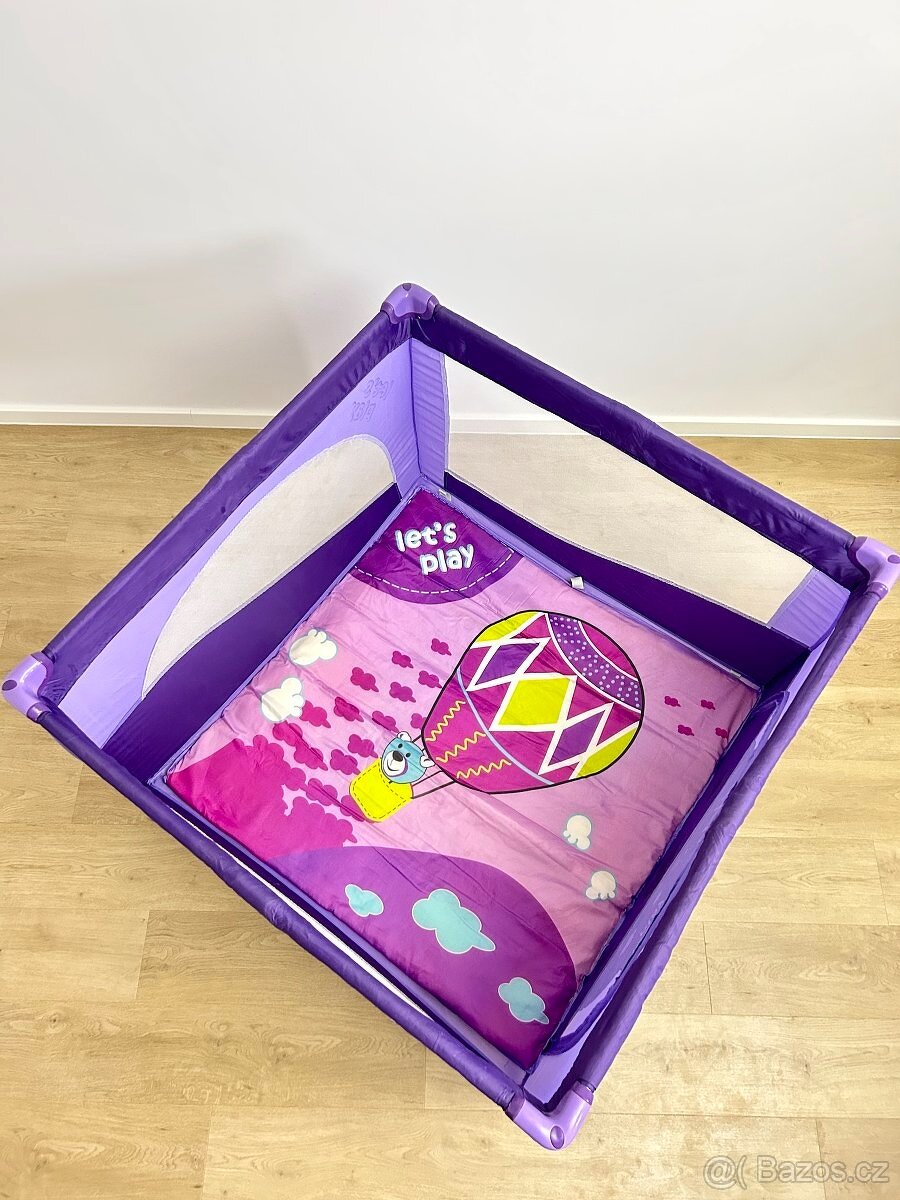 Dětská cestovní postýlka + plastové míčky - 3