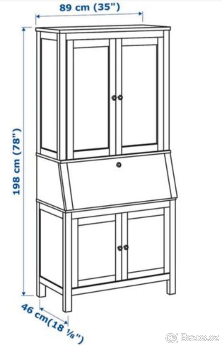 SEKRETÁŘ IKEA HEMNES - 3