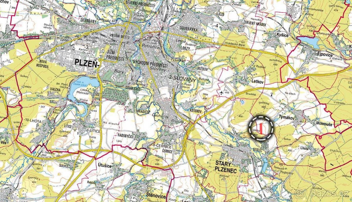 Zemědělská půda, prodej, Tymákov, Plzeň město - 3