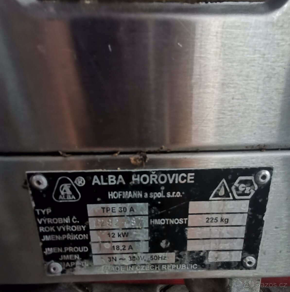 Elektrická pec TPE 30 A 3-etážová - 3