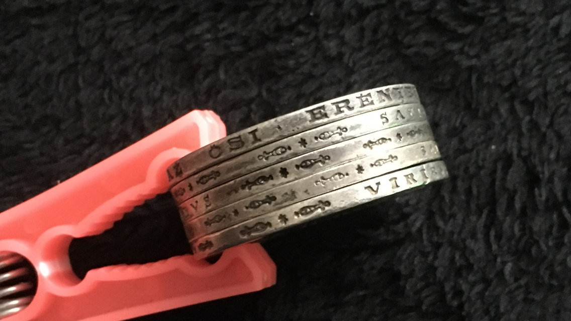 5 kusů stříbrných 5 korun RU F.J.I., každá mince jiná - 3