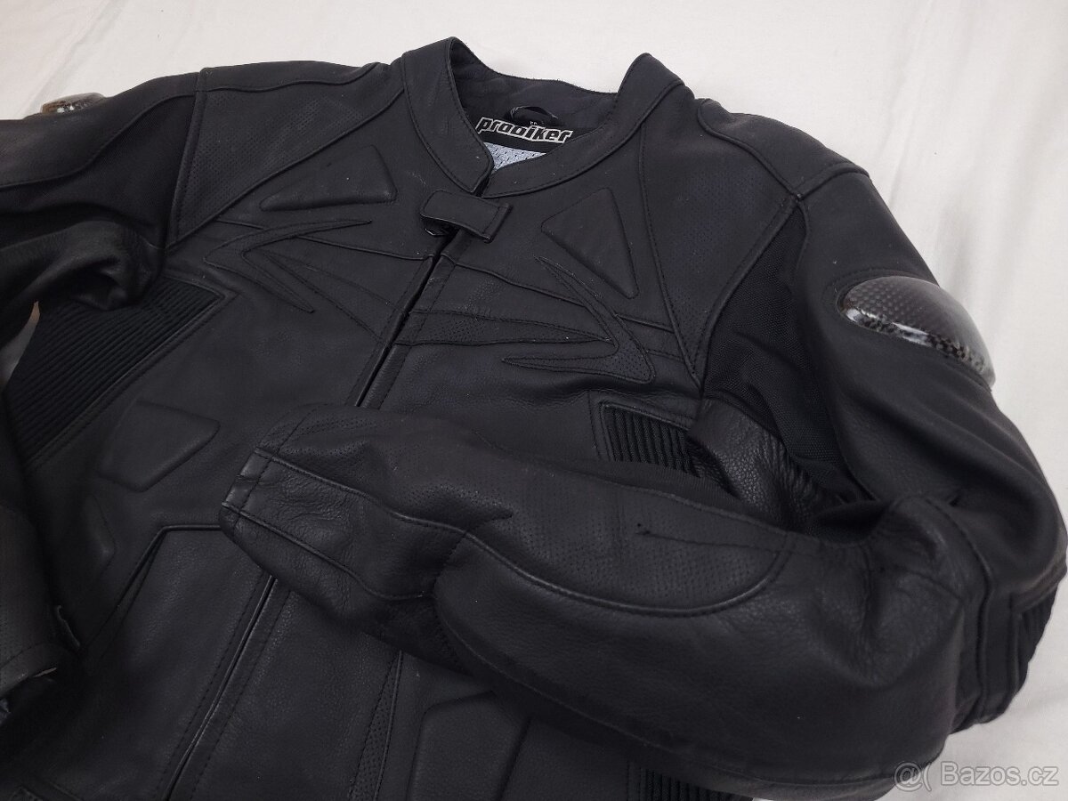 Probiker PRX Black kožená pánska moto kombinéza 56 2XL/XL - 3