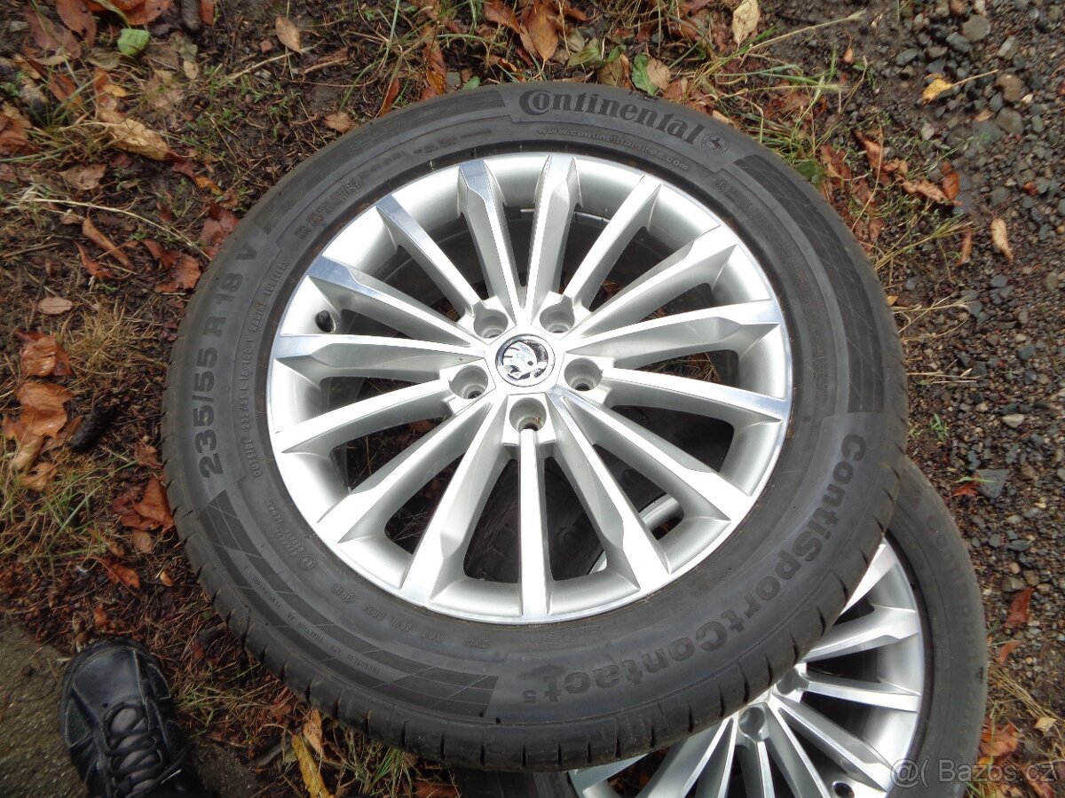 škoda kodiaq 18 alu 5x112 nové letní - 3
