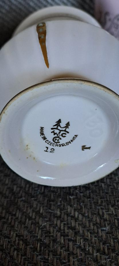 Hrnečky světlerůžový porcelán Nová cena 150,- - 3