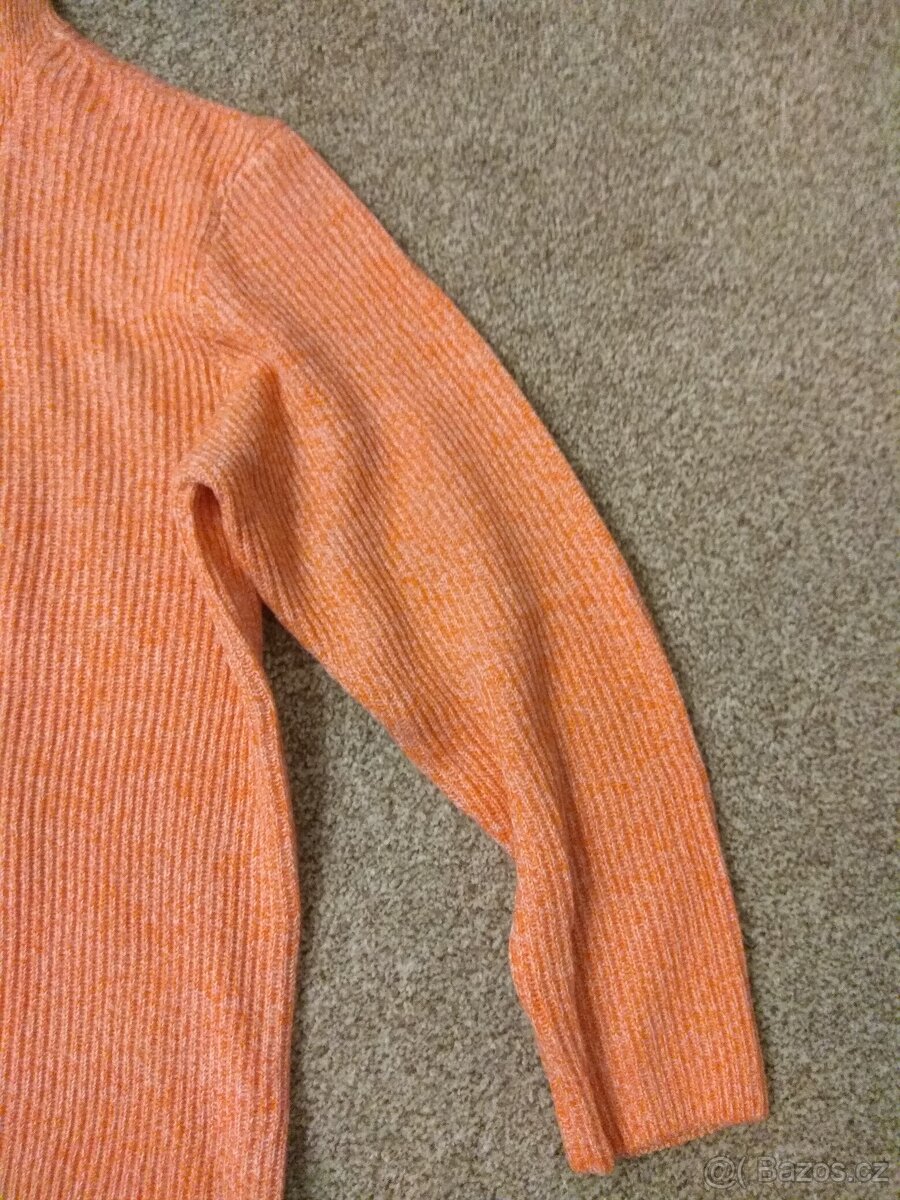 Nový unisex rolák Bonprix - L, lososová barva - 3