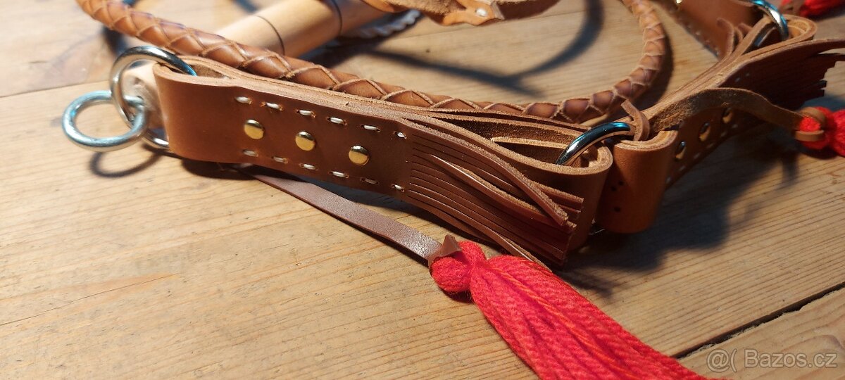 Světlý pastevecký bič 250 cm - 3