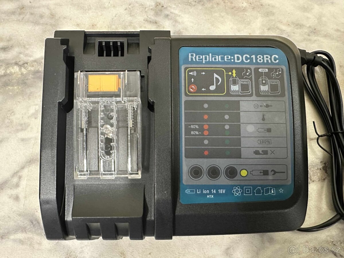 (543) Nabíječka + 2× baterie 18V 8. - 3