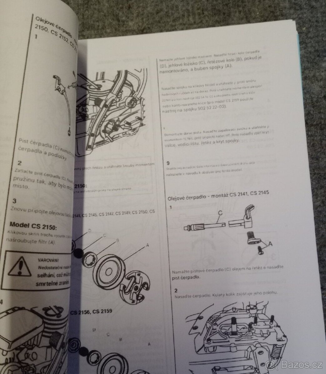 Jonsered - odborné publikace // několik variant výběru. - 3