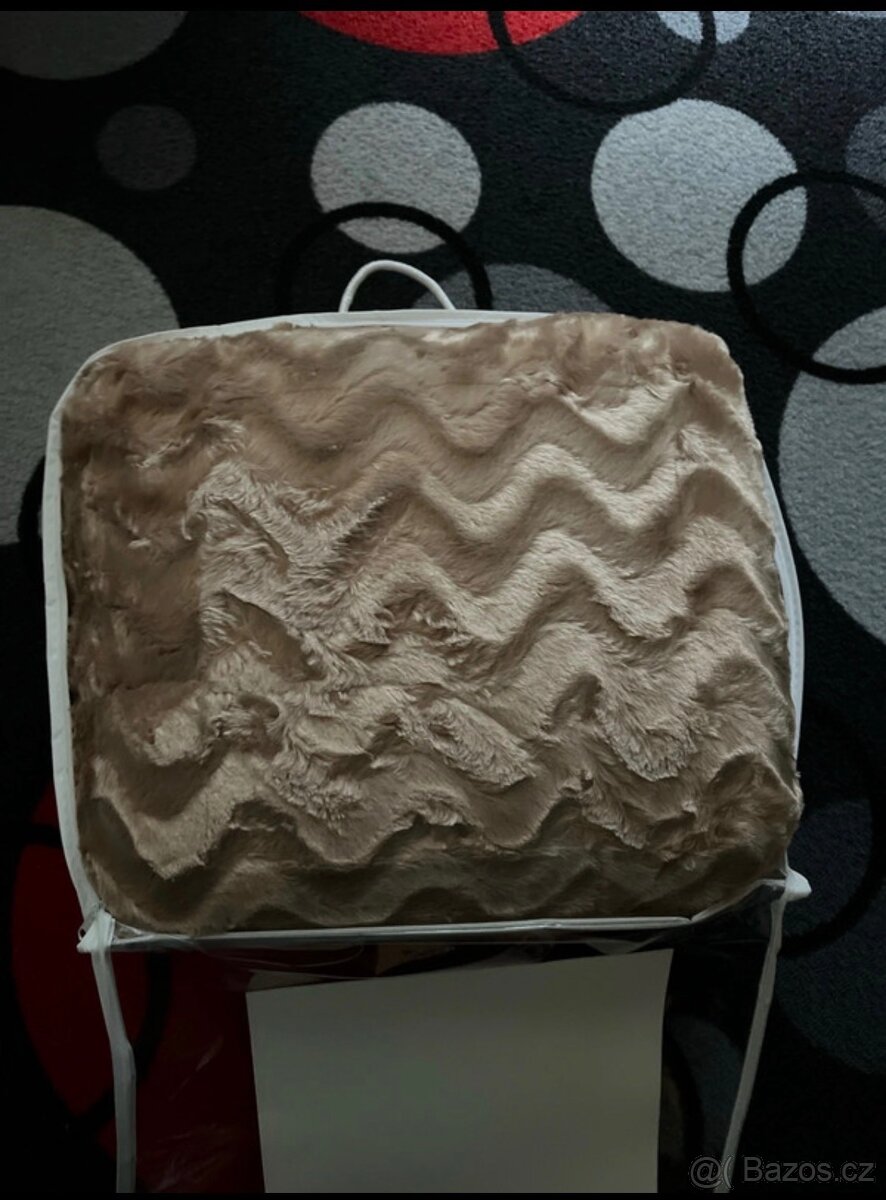 Oboustranná prošívaná deka s beránkem Nová - 3