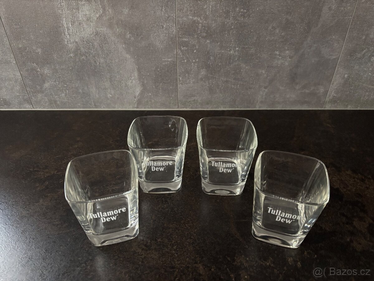 set 4 skleničky Tullamore Dew, cena za vše - 3