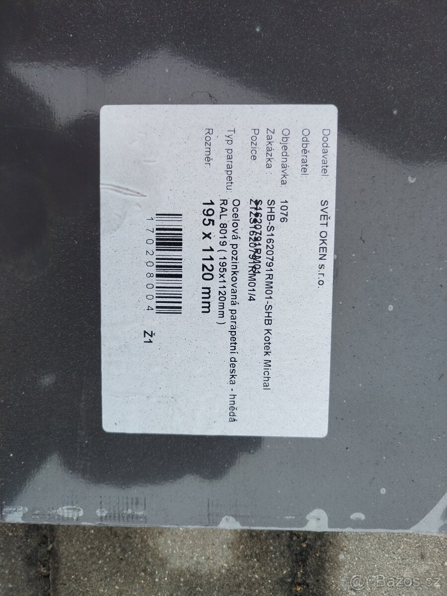 Venkovní parapety - 3