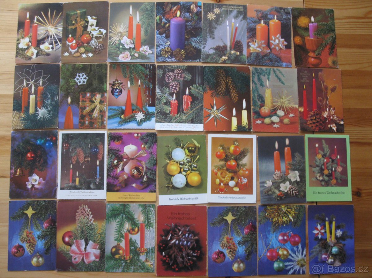Retro vánoční pohledy - 3