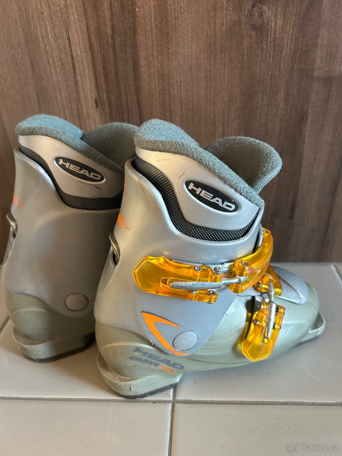 Sjezdové lyže 93cm + lyžáky 19.5 - 3