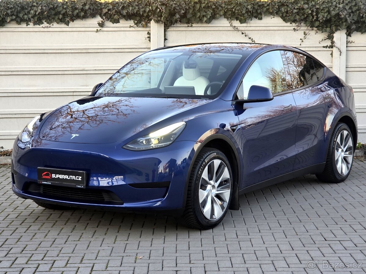 Tesla Model Y LFP / koupeno v ČR / modrá metalíza - 3