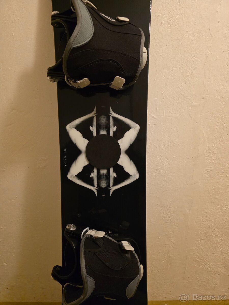 Snowboard set - prkno Killer loop+vázání Flow+boty Nidecker - 3