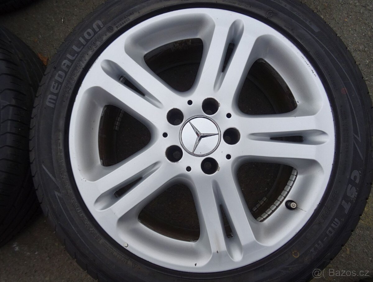 Alu disky origo Mercedes E, 17", 5x112,ET 38, letní sada - 3