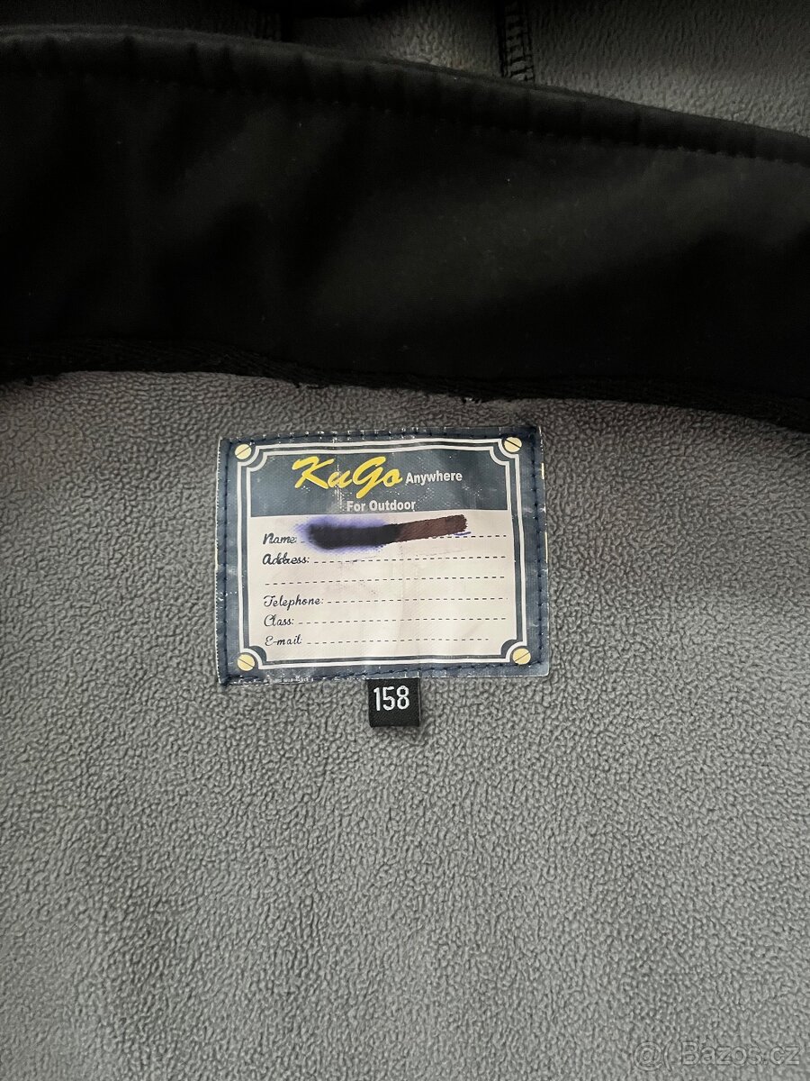 Chlapecká softshellová bunda vel.158 - 3