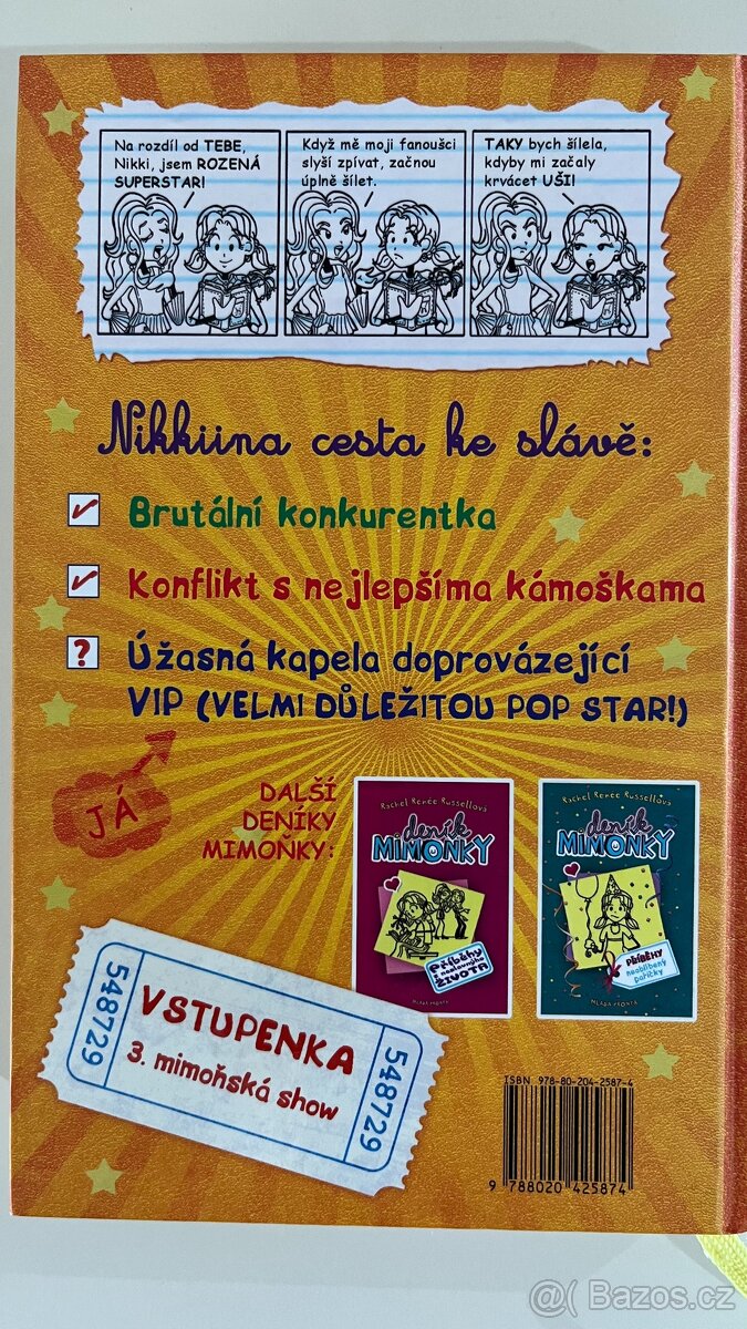 Série (3 knihy) Deník mimoňky - 3