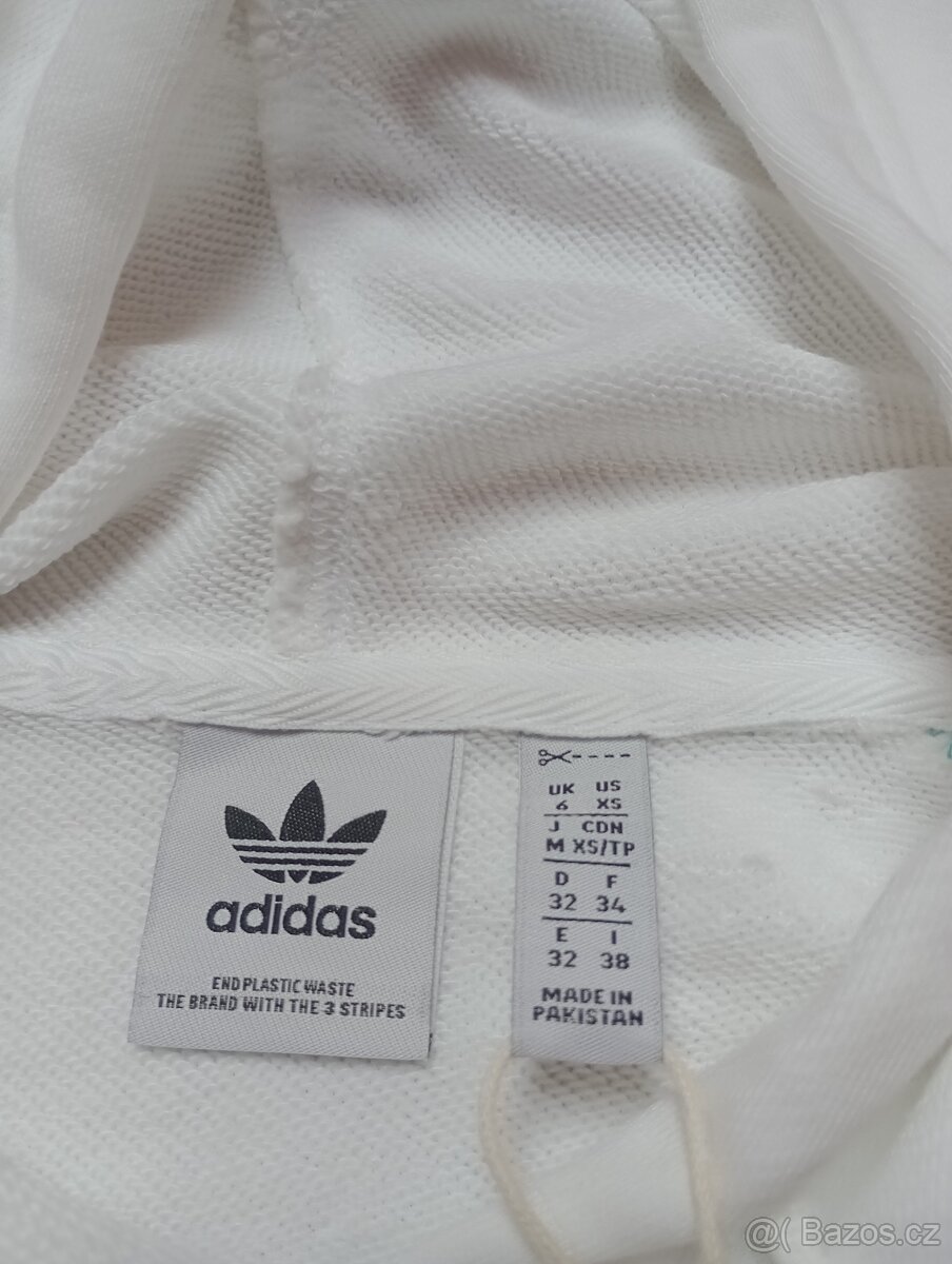 Dámská crop mikina s kapucí Adidas Originals - 3