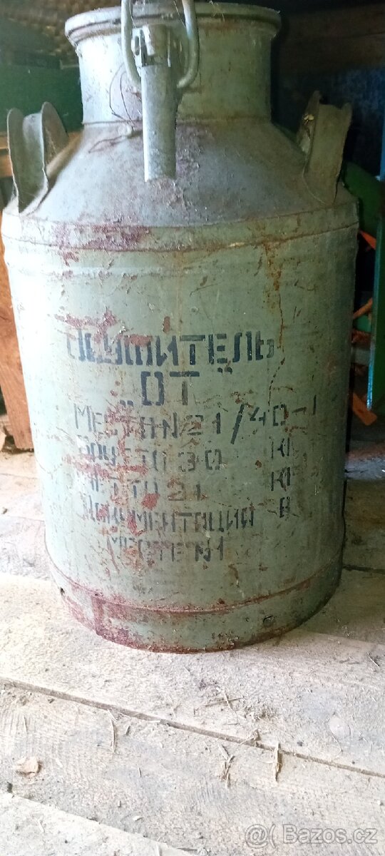 Starý vojenský sud přepravka - 3