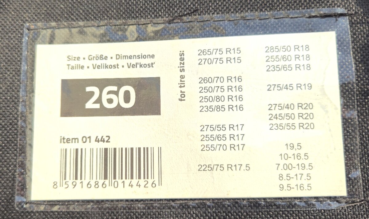 Prodám sněhové řetězy vel. 260 - 3