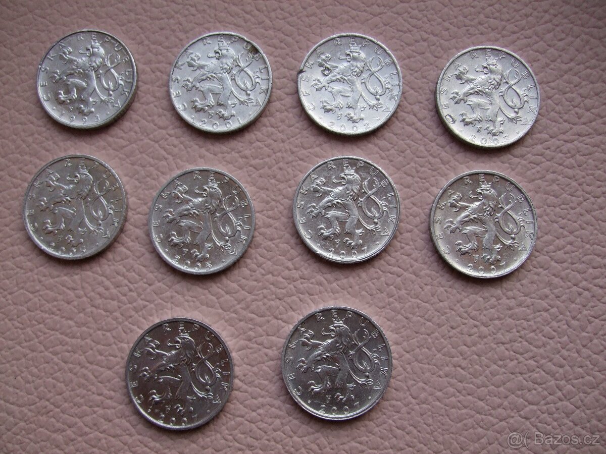 ČESKÉ HALÉŘE 1979 - 2007 - 3