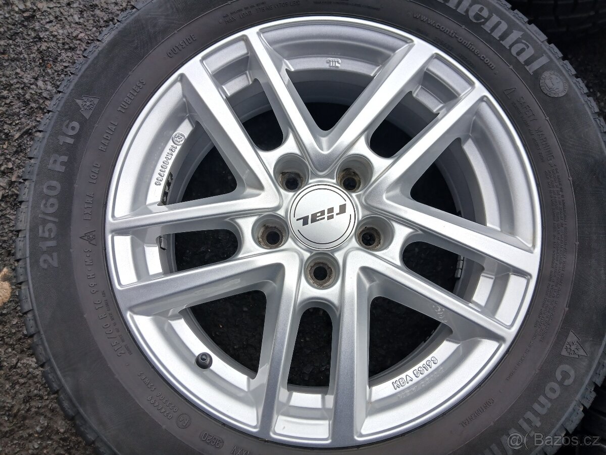 Sada ALU kol Rial 215/60R16 zimní - 3