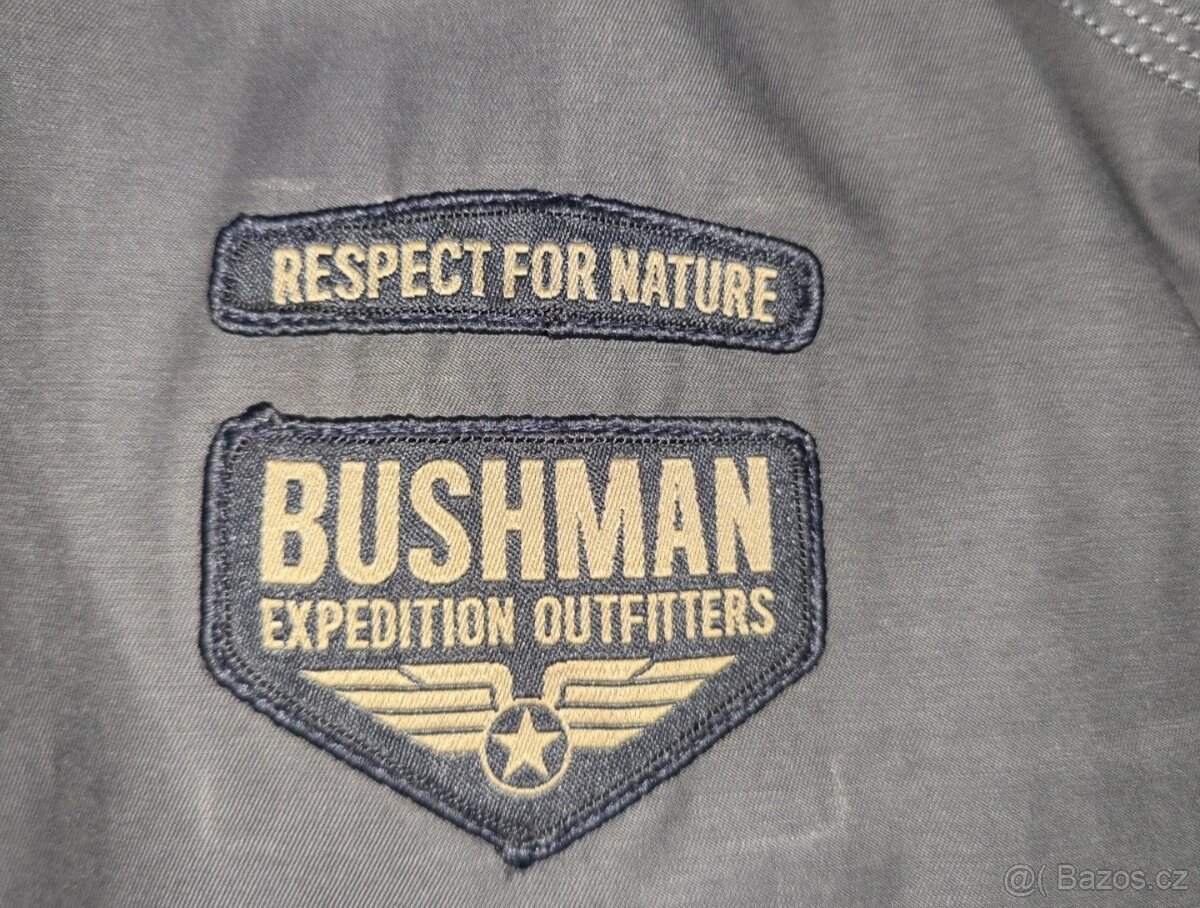 Pánská bunda/parka khaki Bushman - 3