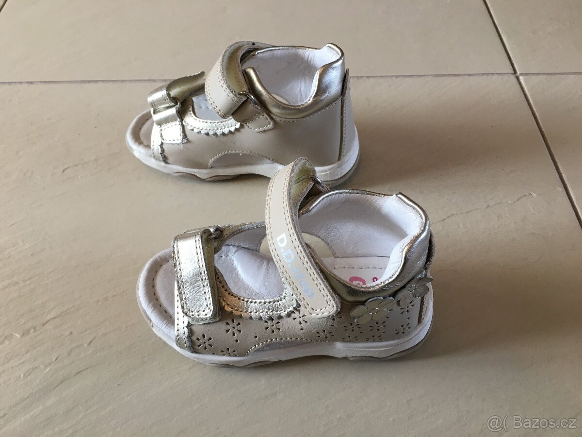 D.D.Step dětské kožené sandále - velikost 23 - 3