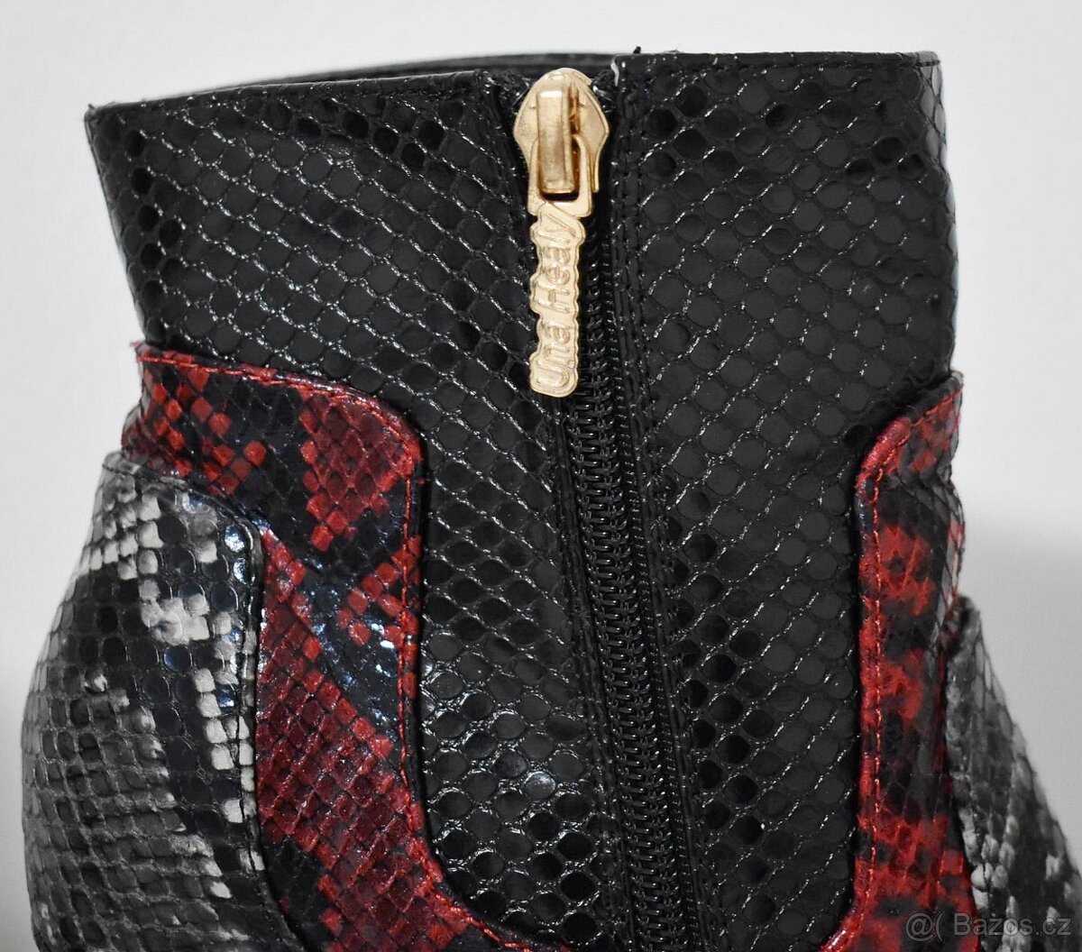 Dámské kotníkové boty na podpatku, vel. 39 - 3