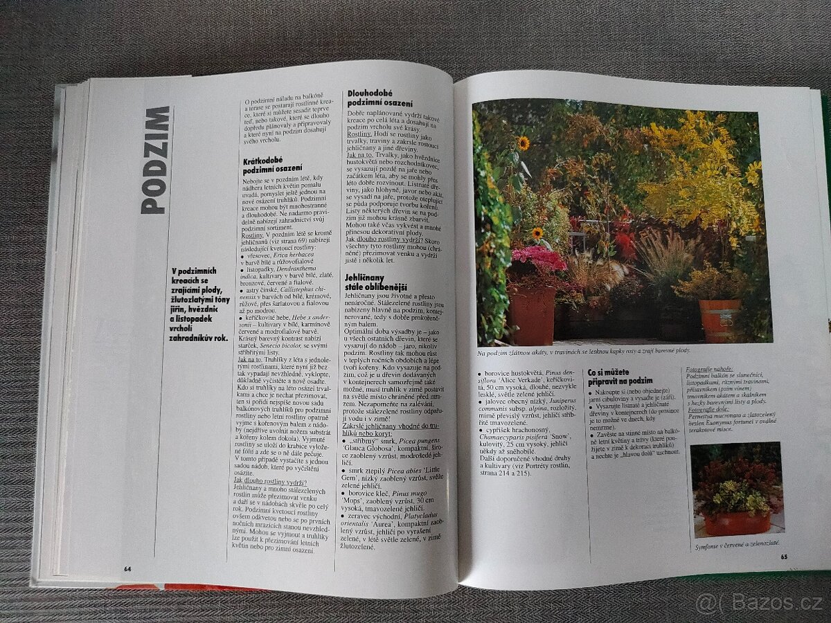 Kniha - Balkonové rostliny – JAKO NOVÁ - 3
