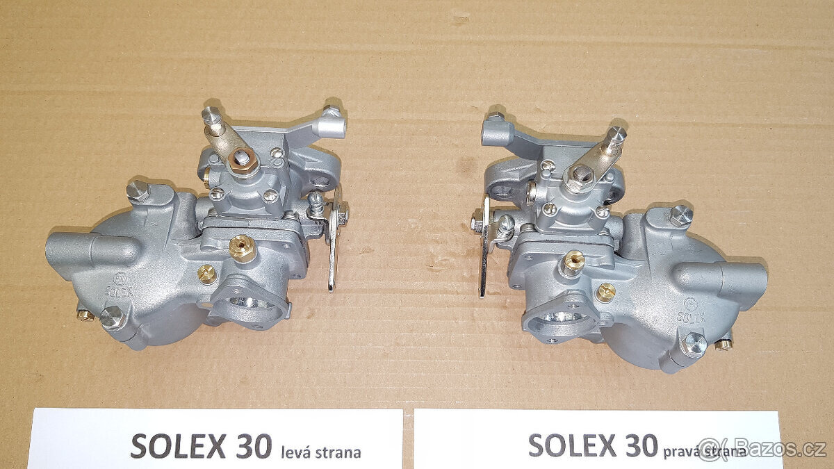 Karburátory Solex 30 po repasi na Škoda, Praga, Aero, Walter - 3