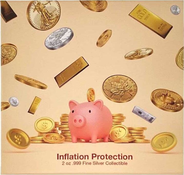Stříbrná mince INFLATION PROTECTION 2022 2 OZ - 3