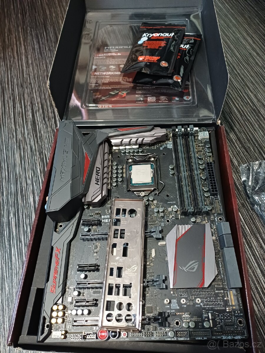 ASUS Maximus VIII Hero + CPU Intel i5 6600k - 3