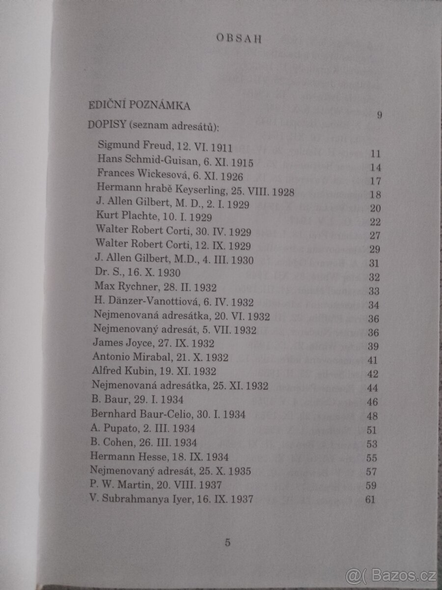 C. G. Jung , sto dopisu - 3