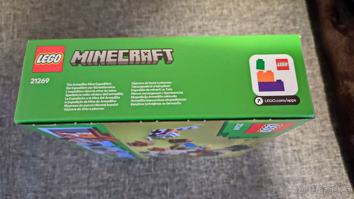 Lego Minecraft 21269 - Výprava do dolu a pásovec - 3