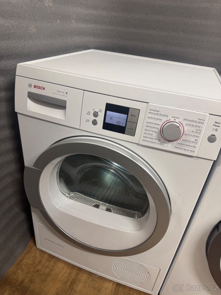 Pračka a sušička Bosch na 8kg prádla A+++ - 3