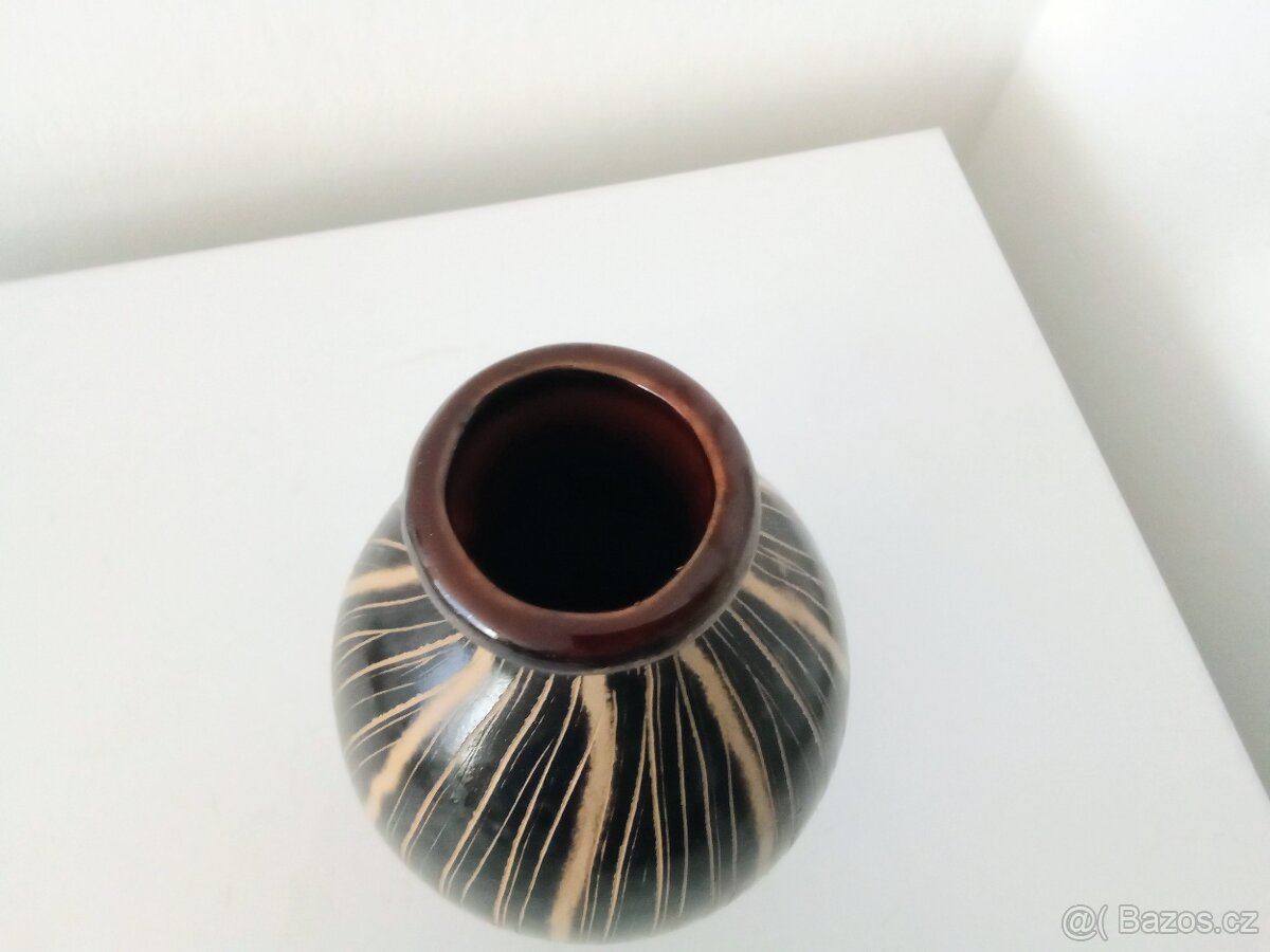 Stará, keramická váza - 3