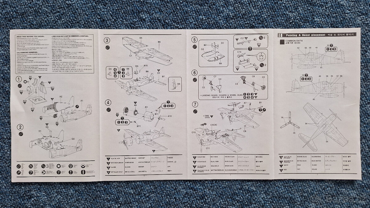 Grumman F6F-3/5 Hellcat 1:72 - Academy - 3