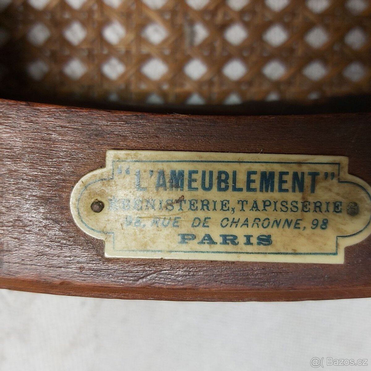 Starožitné dřevěné židle 2 ks - 3