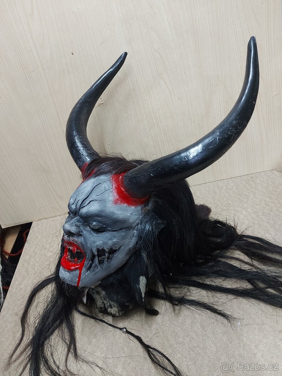 Krampus maska + kozich - 3