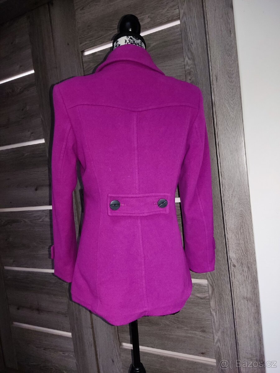 Fialový kabátek/sako vel. 42/44 - 3