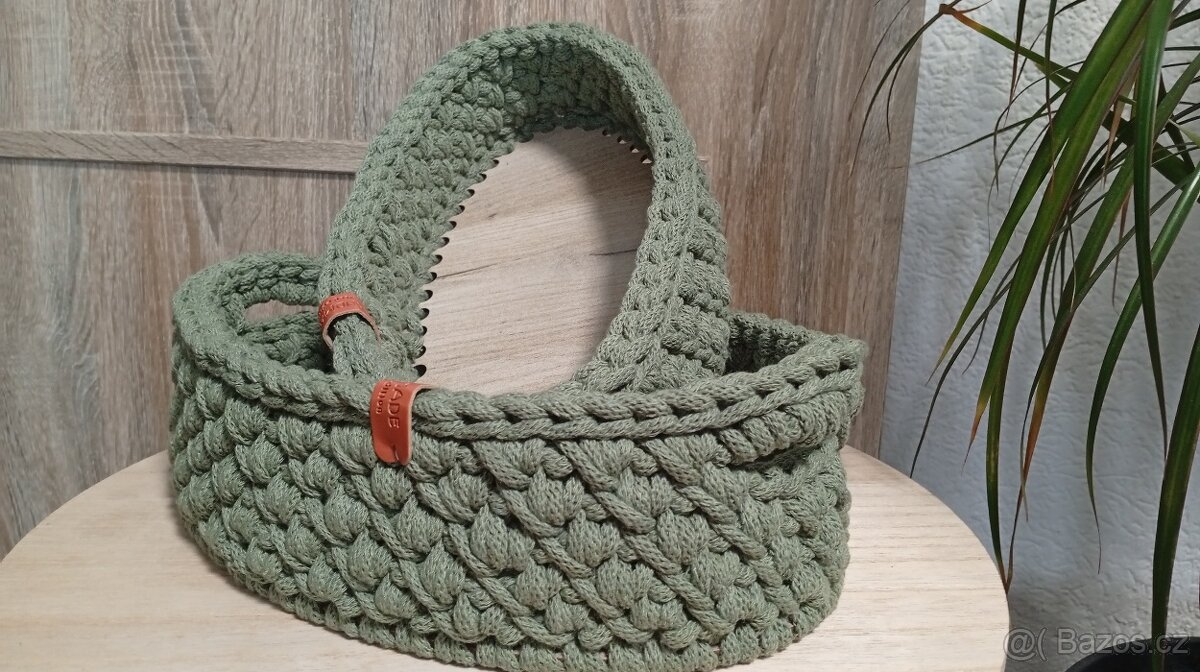 Háčkované košíky - 3